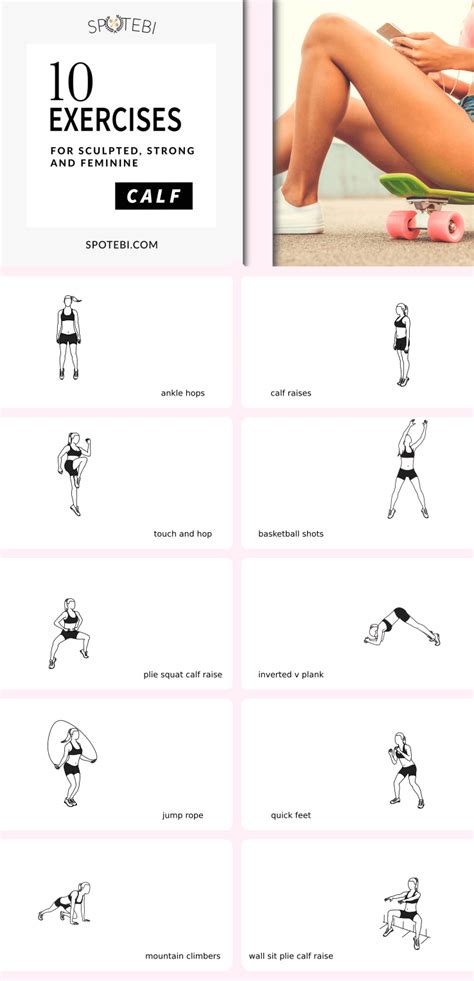 Get ballerina-like calves and boost your exercise performance at home with this CALF WORKOUT ...