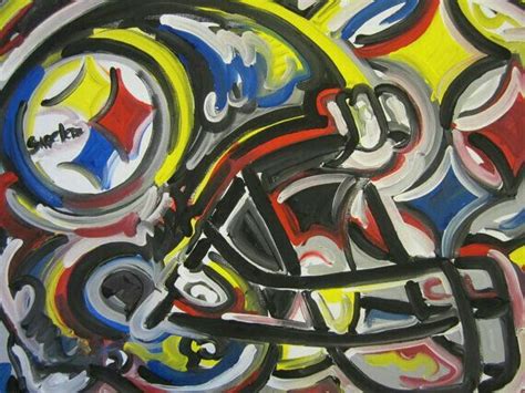 Pittsburgh Steelers | Sports art, Painting, Go steelers