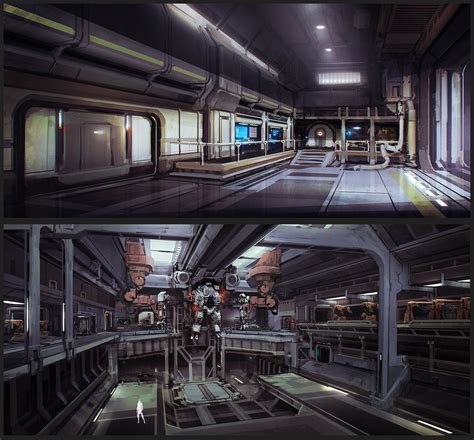 ArtStation - Factory Interiors, Chris Chaproniere