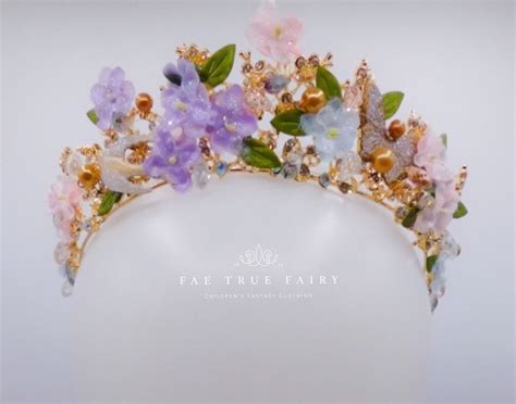 Tiara. "The Fairy Princess" Crown. Floral Crown. Magical Jewelry ...