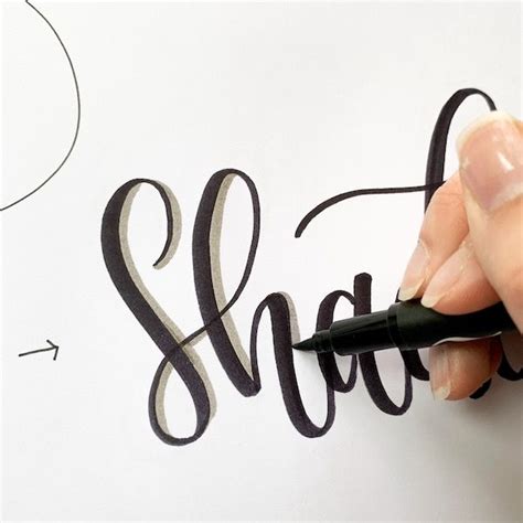 Add Shadows to Lettering | Hand lettering fonts, Hand lettering alphabet, Hand lettering tutorial