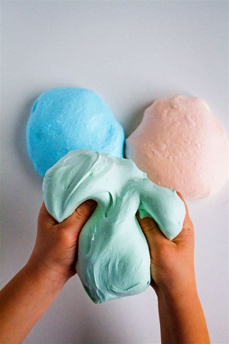 Fluffy Slime Recipe - Thirty Handmade Days - Shaving Cream Slime