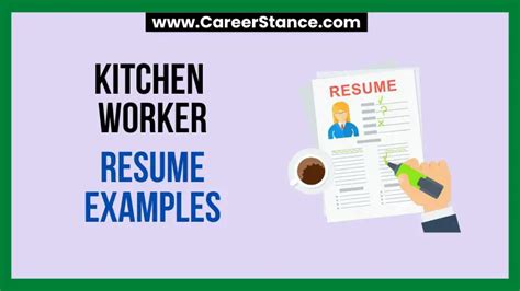 Kitchen Worker Resume Examples [2 Samples & Writing Guide ...