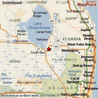 Where is Belle Glade, Florida? see area map & more