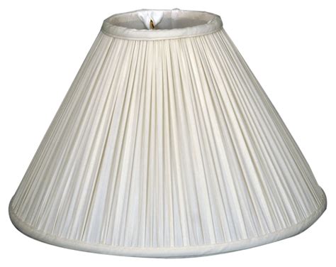 Royal Designs 20" Coolie Empire Gather Pleat Lamp Shade White - Walmart.com