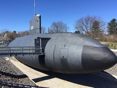 [OC] USS Albacore (AGSS-569), experimental US Navy submarine commissioned in 1953, now preserved ...