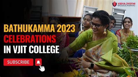 Bathukamma 2023 Celebrations in VJIT College - YouTube