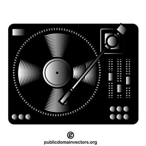 Disc jockey equipment | Public domain vectors