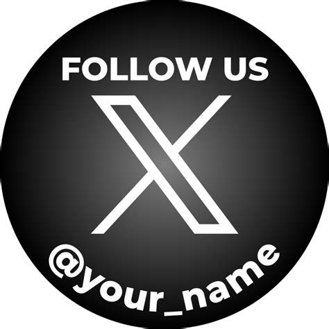 X twitter symbol round shop window sticker - TenStickers