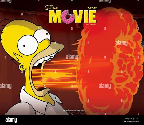 HOMER SIMPSON, THE SIMPSONS MOVIE, 2007 Stock Photo - Alamy