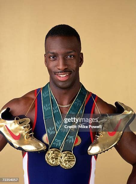 81 Michael Johnson Gold Shoes Photos & High Res Pictures - Getty Images