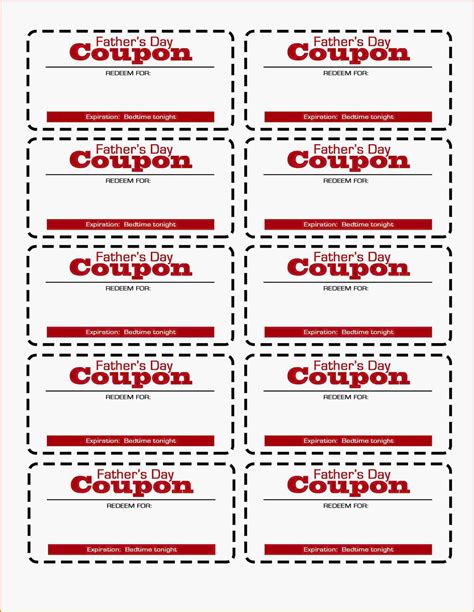 Ms Word Coupon Template | HQ Printable Documents