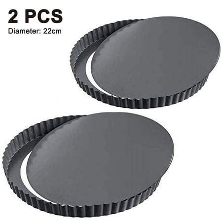 Nonstick Heavy Duty Tart Pan With Removable Bottom, Removable Loose Bottom Quiche Pans, Pie Pan ...