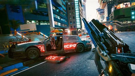 Cyberpunk 2077 2.0 Gameplay Free Roam and Police Combat (2K 60FPS PC ...