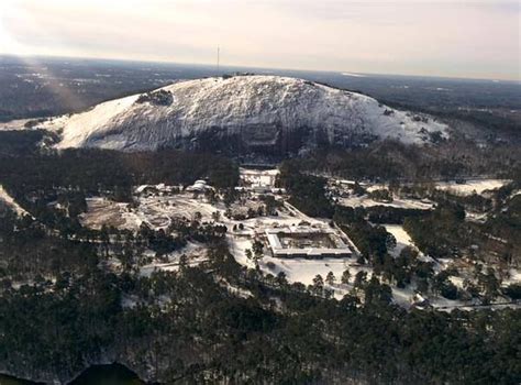 Stone Mountain, Georgia Snow Storm January 28, 2014