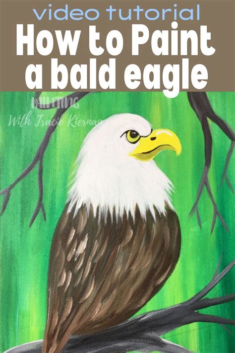 How To Paint A Bald Eagle | Eagle painting, Art techniques paint, Painting