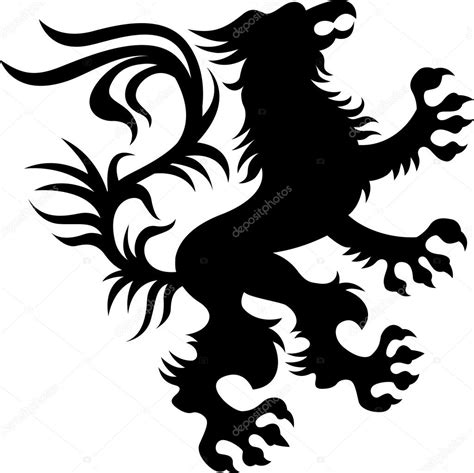 Heraldic royal griffin crest design Stock Vector Image by ©pauljune ...