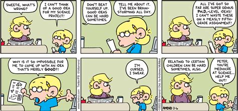 "Good Ideas" | Science - Homework | FoxTrot Comics by Bill Amend