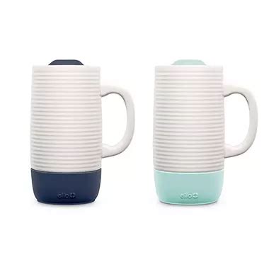 Ello Jane Ceramic Travel Mug Set, 2 Pack (Assorted Colors) - Sam's Club