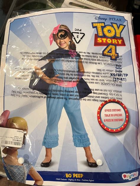 Disney Pixar Toy Story 4 Bo Peep Costume Toddler Size… - Gem