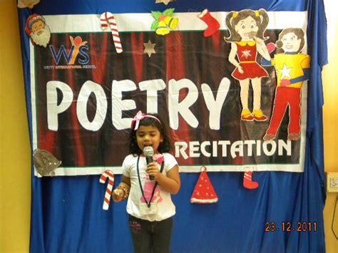 Poem Recitation Competition Clipart : The Rustomjee Cambridge Diaries: Grade 1 & 2 Recitation ...