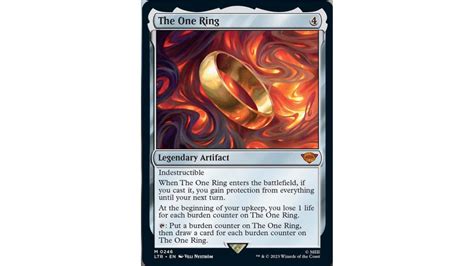 MTG Lord of the Rings reveals Gandalf and One Ring cards