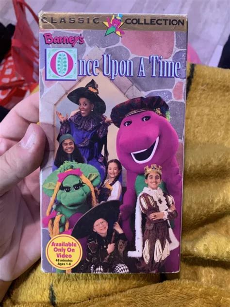 BARNEY ONCE UPON a Time (VHS, 1996) White Tape Vintage Classic Collection £7.76 - PicClick UK