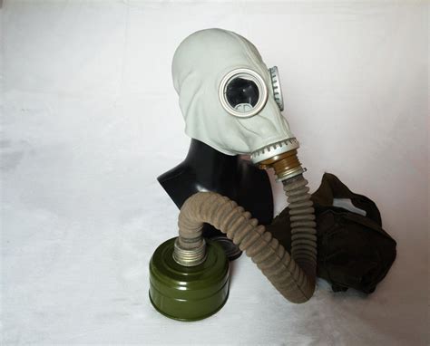 Gas mask gp5 with hose ... Soviet army gas mask.. by MaskMen