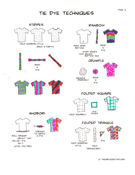 Printable Tie Dye Patterns