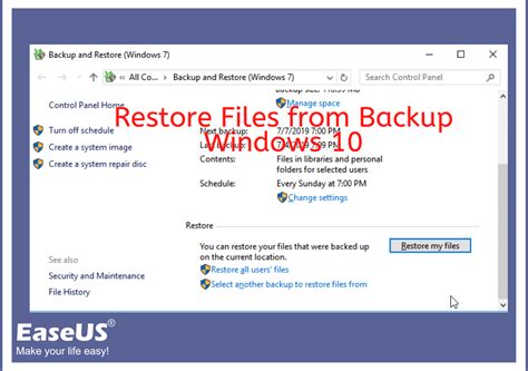 How to Restore Files from Backup Windows 10 [Practical Advice You ...