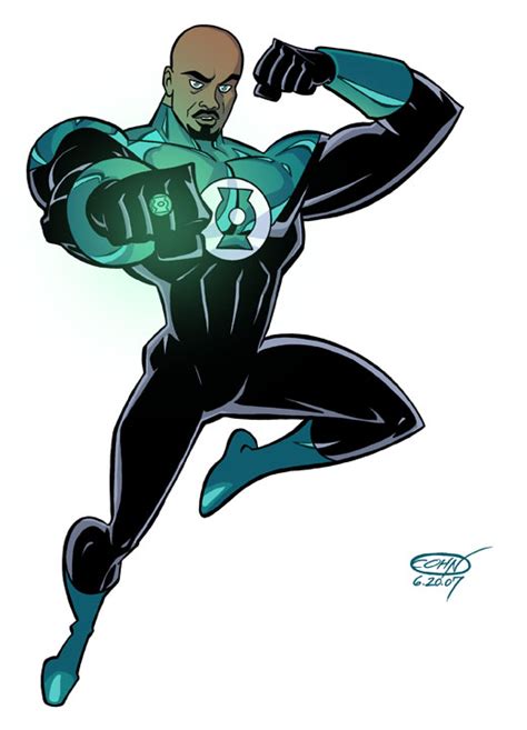 JLU Green Lantern John Stewart by ScottCohn on DeviantArt