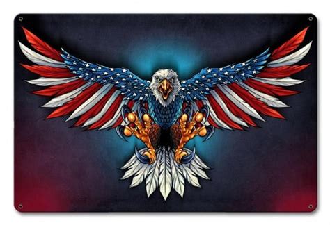 United States Bald Eagle With Flag Wings 3 Sizes Patriotic | Etsy | Eagle painting, American ...