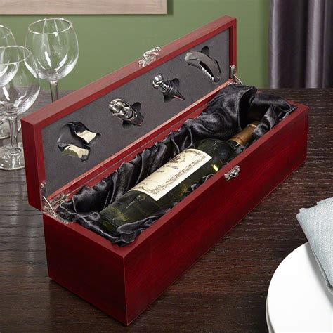 Personalized Wine Gift Box Set, Engravable - Gifter World