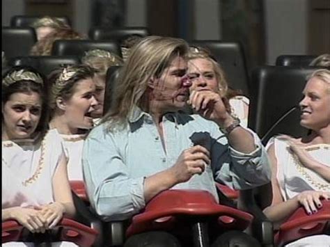 Years before InvadR, Fabio struck by goose at Busch Gardens coaster launch | Williamsburg ...