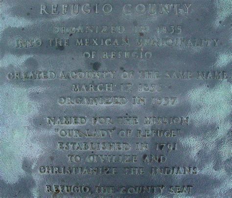 Historical Markers | Refugio County Chamber of Commerce