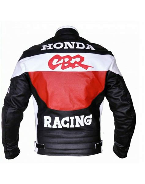 HONDA CBR Red Motorcycle Leather Jacket | Etsy