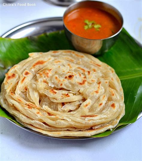 Parotta Recipe-How To Make Kerala Malabar Parotta Without Egg | Chitra's Food Book