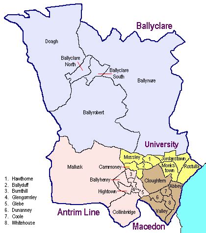 Newtownabbey Council Elections 1993-2011