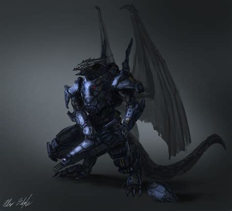 Battle Dragon concept by PeterPrime on DeviantArt | Fantasy art warrior ...