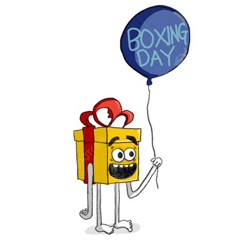 Boxing Day Hd Transparent, Boxing Day With Balloon, Boxing Day, Box, Balloon PNG Image For Free ...