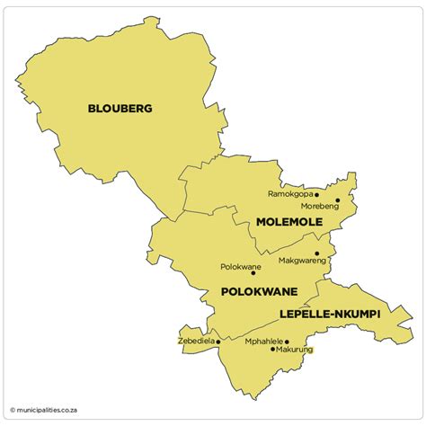 Molemole Local Municipality - Map