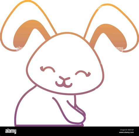 Cute bunny icon Stock Vector Image & Art - Alamy