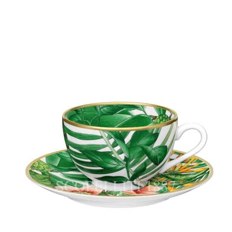 Hermes Tea Cup Set Passifolia - Hermes China Passifolia