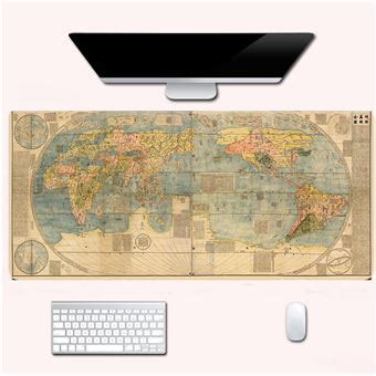 Sous main bureau carte du monde taille 60*30cm - rétro - Sous-Main - Achat & prix | fnac