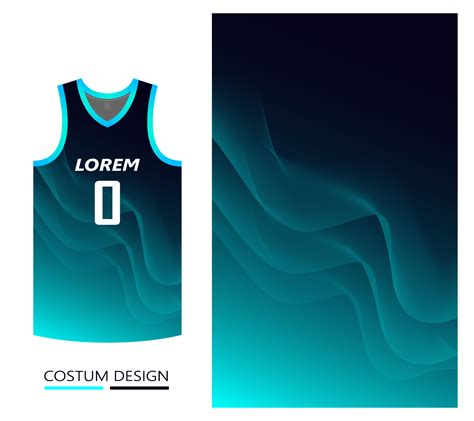 basketball jersey pattern design template. blue gradient abstract background with blue line art ...