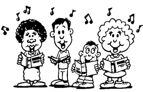 Singing Choir Black And White Song Clip Art, PNG, 1315x853px, Watercolor, Cartoon, Flower, Frame ...