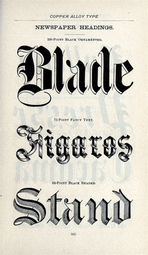 Like old-fashioned fonts: See dozens of vintage typefaces - Click Americana