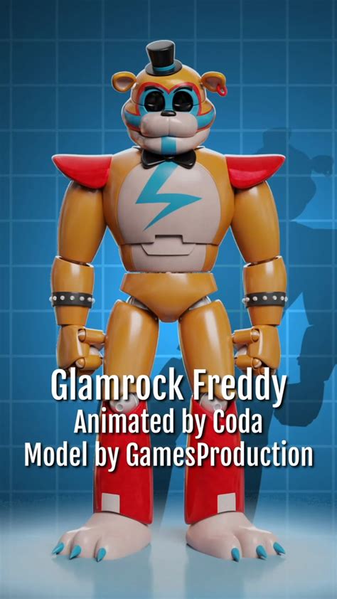 Made a fan-made Glamrock Freddy workshop animation! : r/fivenightsatfreddys