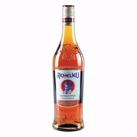 RICHELIEU BRANDY OVAL BOTTLE 1L