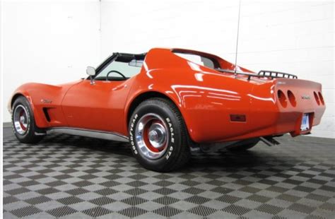 Orange 1973 Chevrolet Corvette